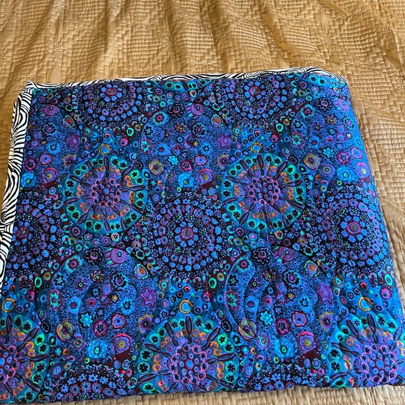 Handmade Appalachian Quilt Queen Size Reversible Boho - Picture 3 of 11